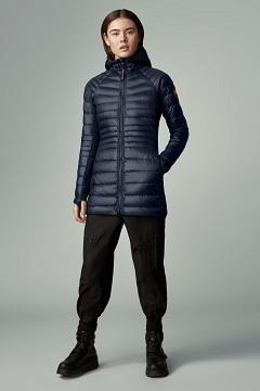Chamarras Canada Goose Mujer Outlet - Hybridge Lite Chaqueta De Plumas Azul Oscuro Marino WI7138542